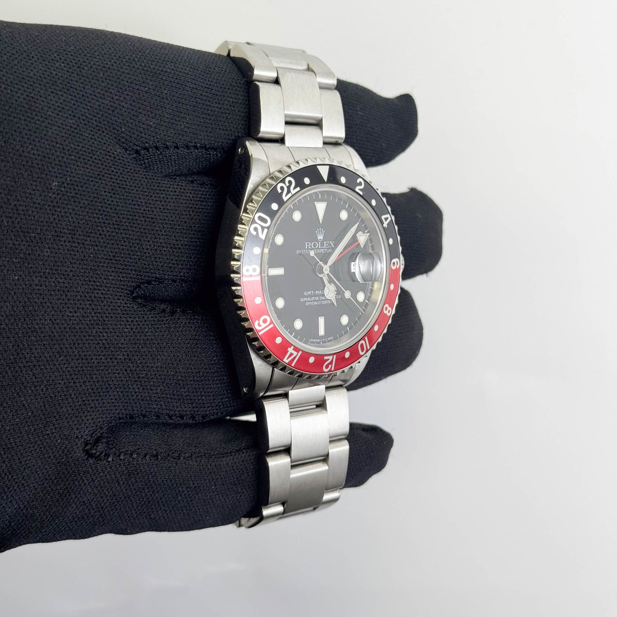 Rolex GMT-Master II 40mm Black Dial Watch Ref# 16710