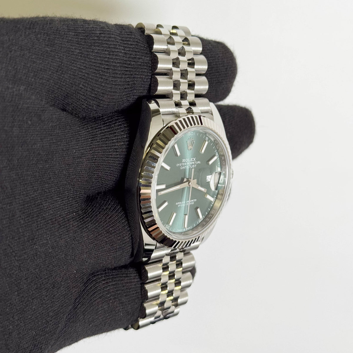 Rolex Datejust 41mm Green Dial Watch Ref# 126334