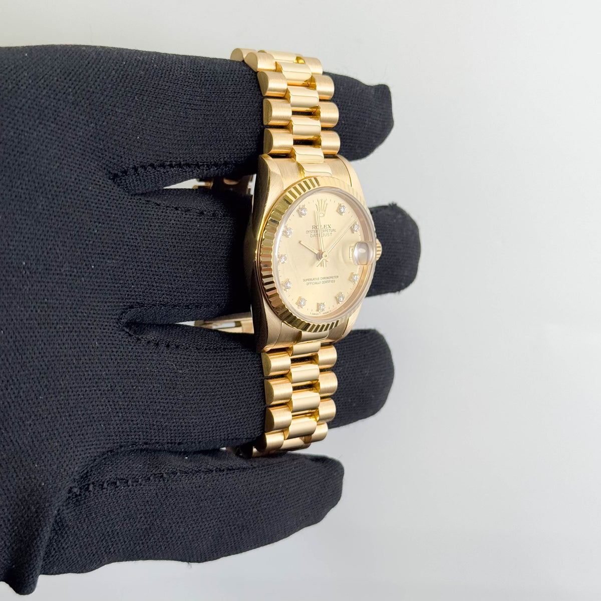 Rolex Datejust 31mm Champagne Dial Watch Ref# 68278