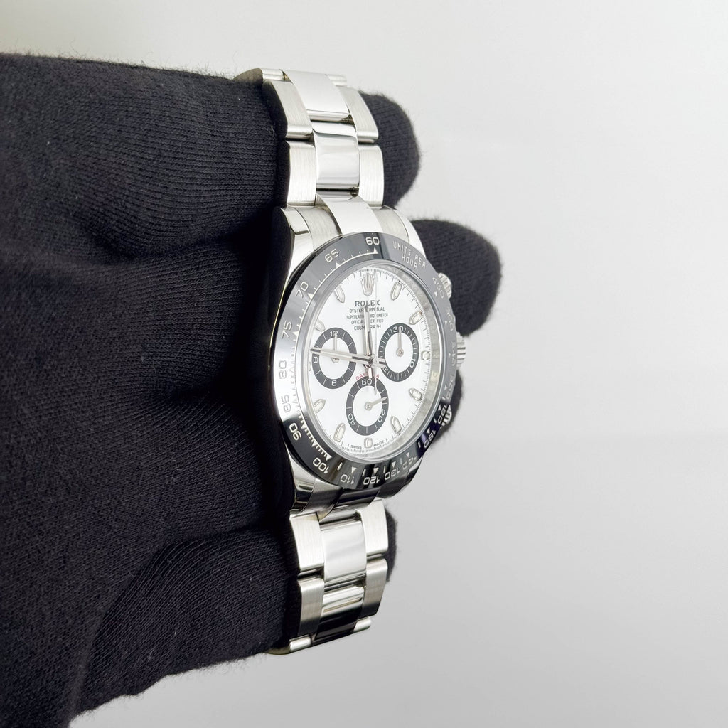 Rolex Daytona 40mm White Dial Watch Ref# 116500LN