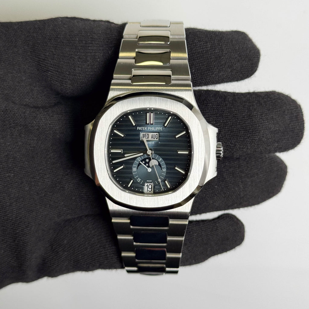 Patek Philippe Nautilus 40.5mm Blue Dial Watch Ref # 5726/1A-014