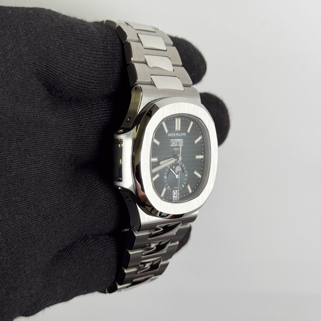 Patek Philippe Nautilus 40.5mm Blue Dial Watch Ref # 5726/1A-014