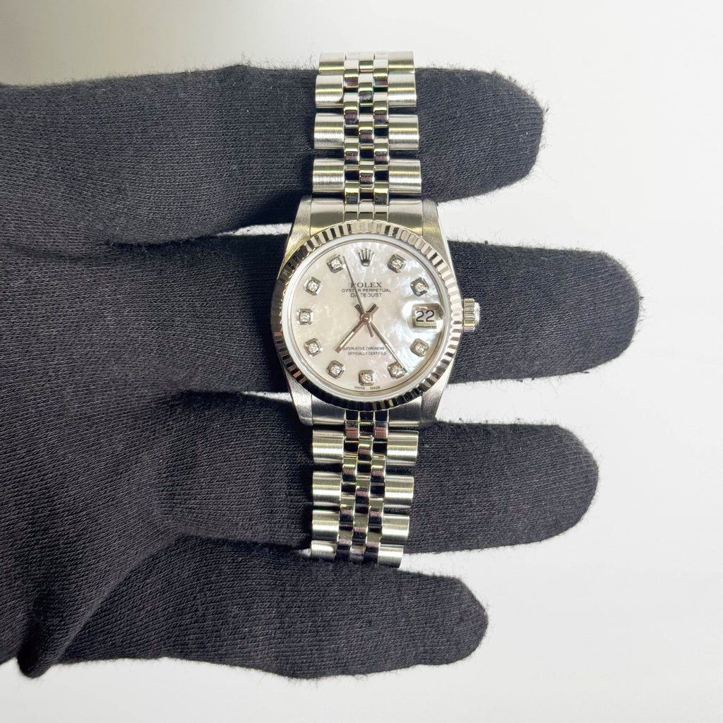 Rolex Datejust 31mm MOP Dial Watch Ref# 68274