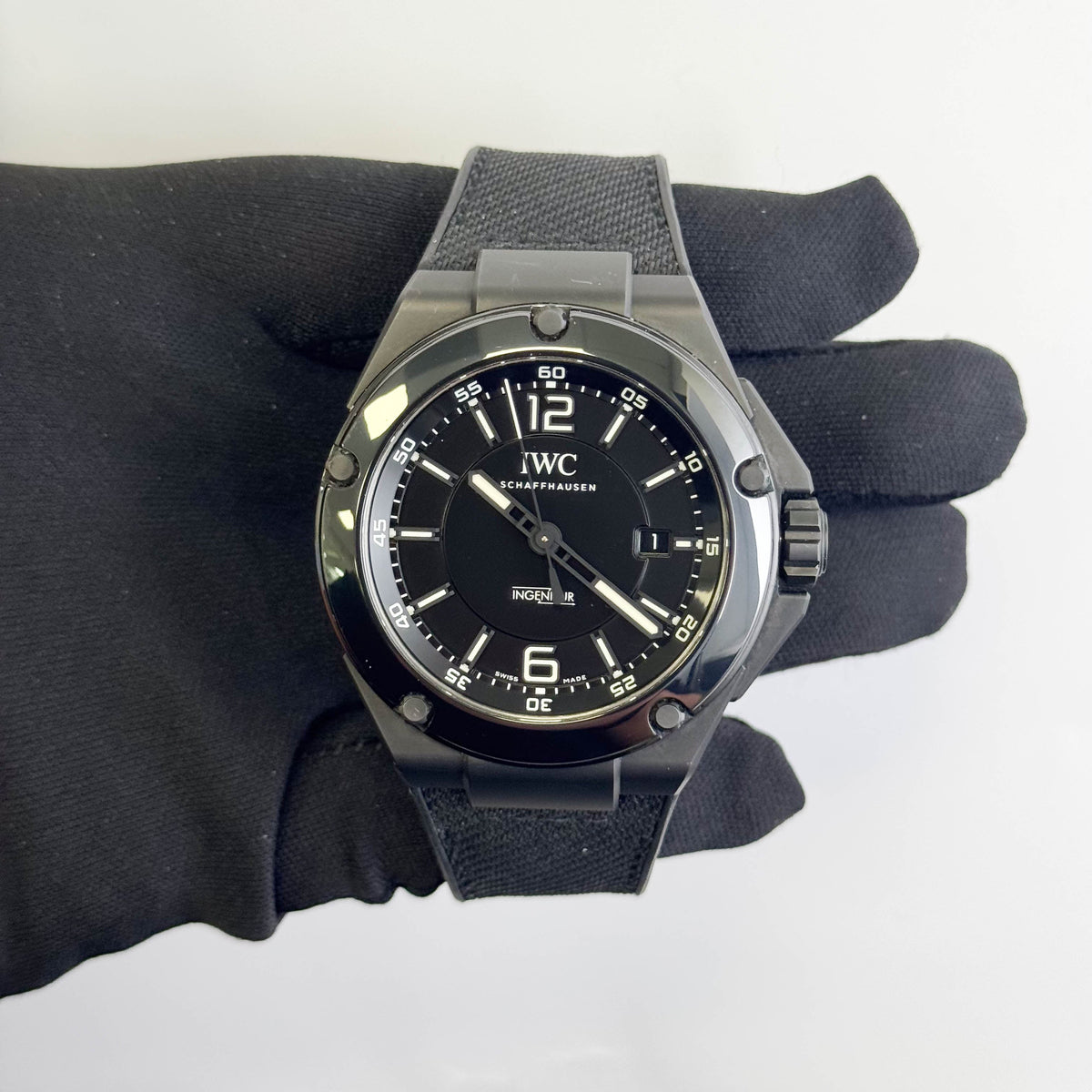 IWC Ingenieur AMG Black 46mm Black Dial Watch Ref# IW322503