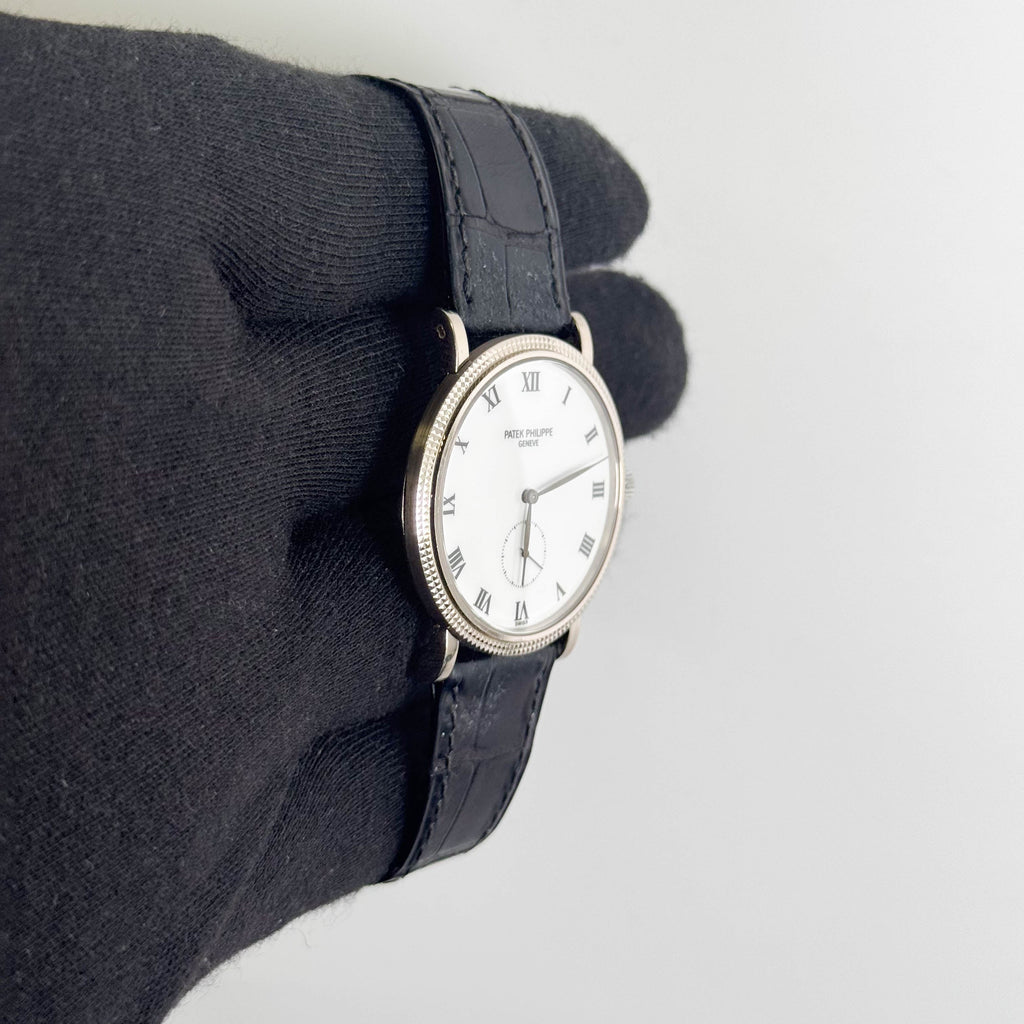 Patek Philippe Calatrava 33mm White Dial Ref# 3919/G