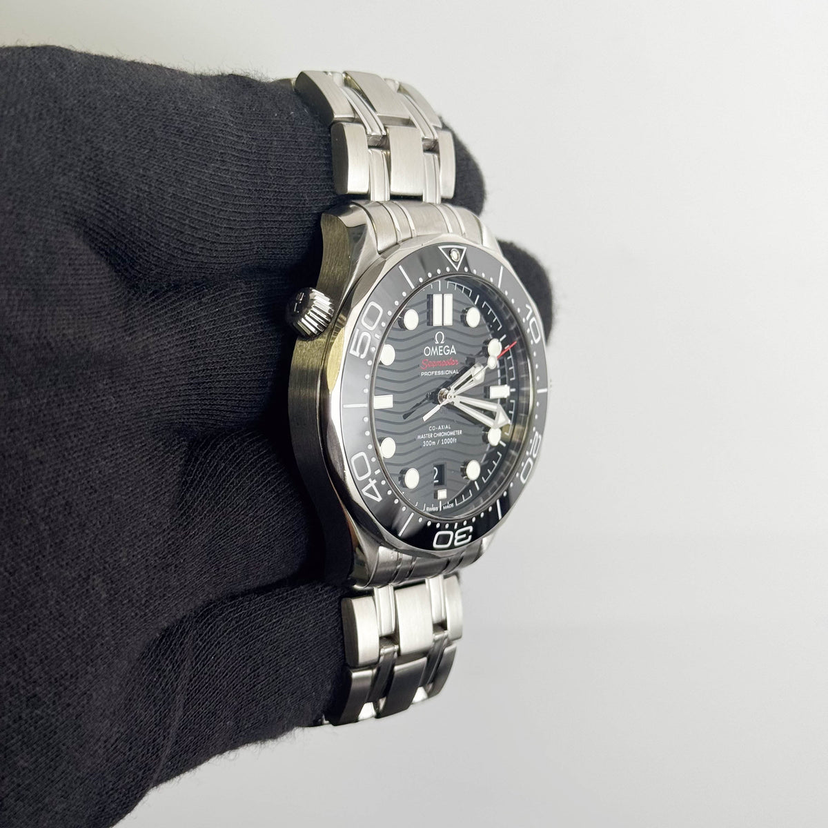 Omega Seamaster 42mm Black Dial Watch Ref# 210.30.42.20.01.001