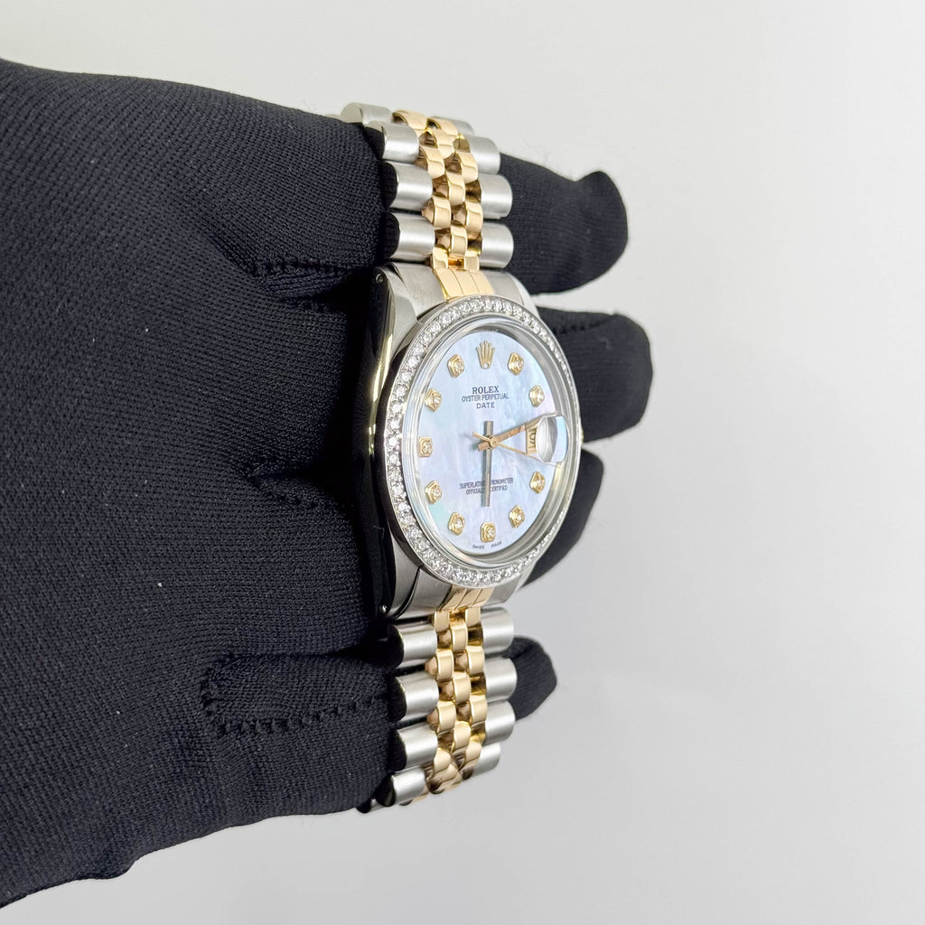 Rolex Datejust 36mm MOP Dial Watch Ref# 1601