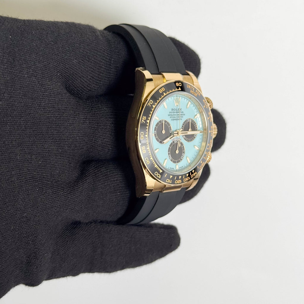 Rolex Daytona 40mm Turquoise Dial Watch Ref# 126518LN