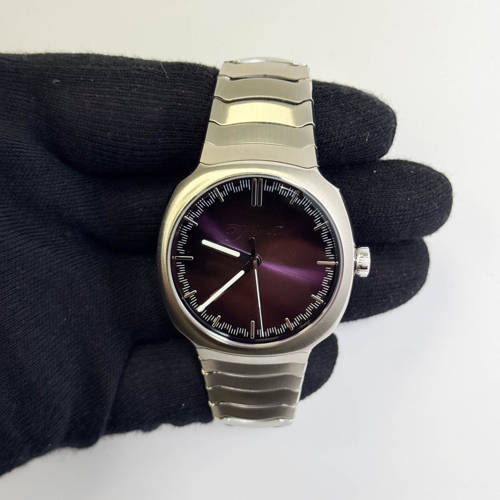 H. Moser & Cie. Steamliner Center Seconds "Purple Haze" 40mm Purple Dial Watch Ref# 6201-1201