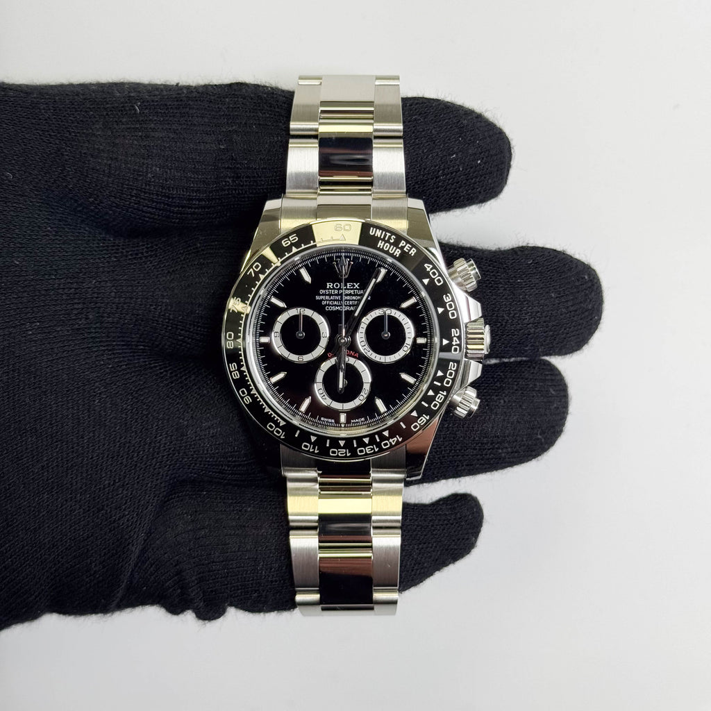 Rolex Daytona 40mm Black Dial Watch Ref# 126500LN