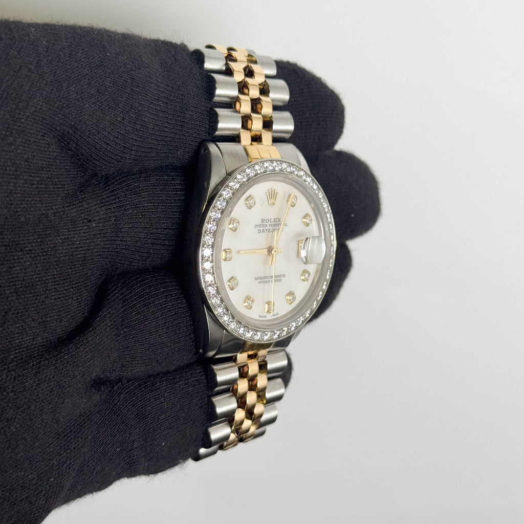 Rolex Datejust 36mm MOP Dial Watch Ref# 16233