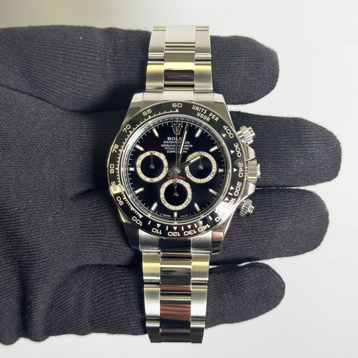 Rolex Daytona 40mm Black Dial Watch Ref# 126500LN