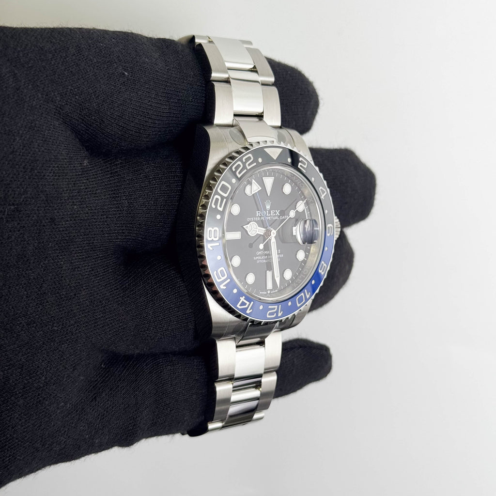 Rolex GMT-Master II "Batman" 40mm Black Dial Watch Ref# 126710BLNR