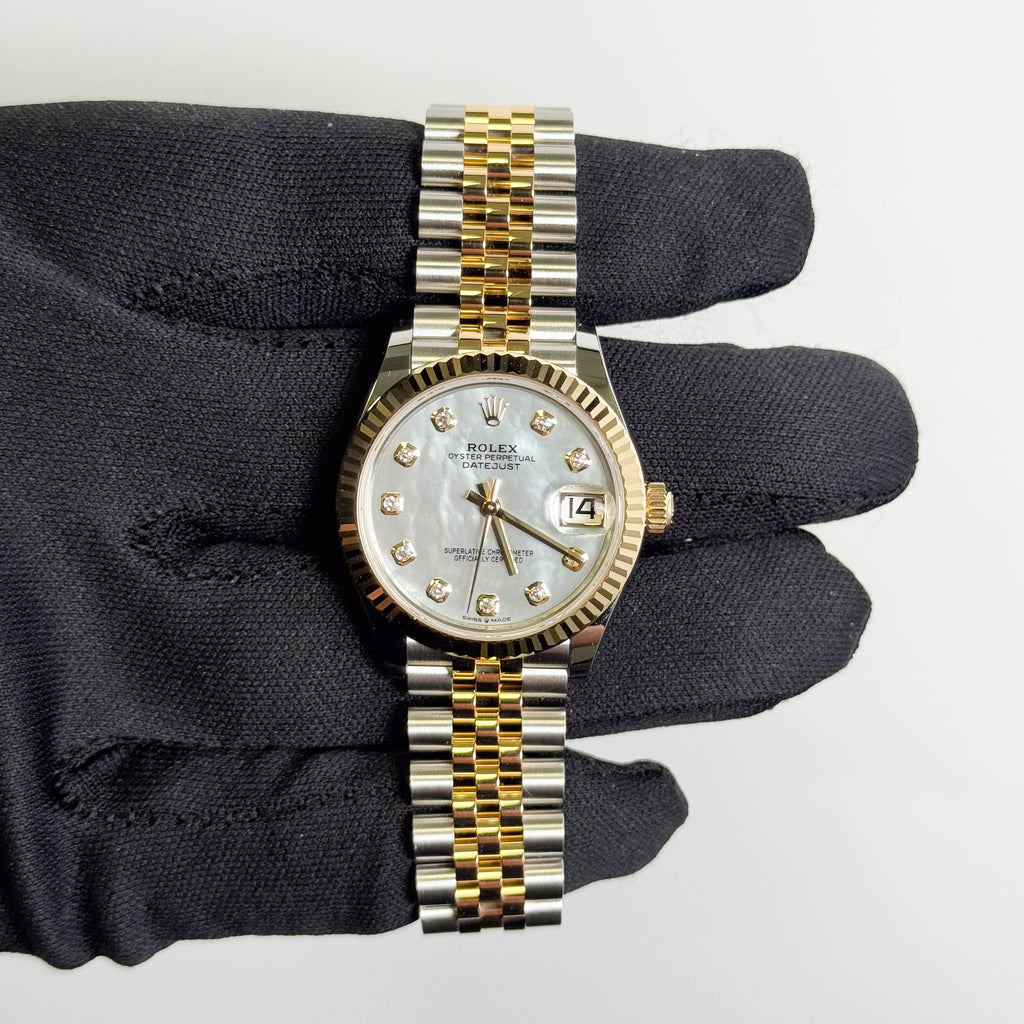 Rolex Datejust 31mm Mother Of Pearl Dial Watch Ref# 278273