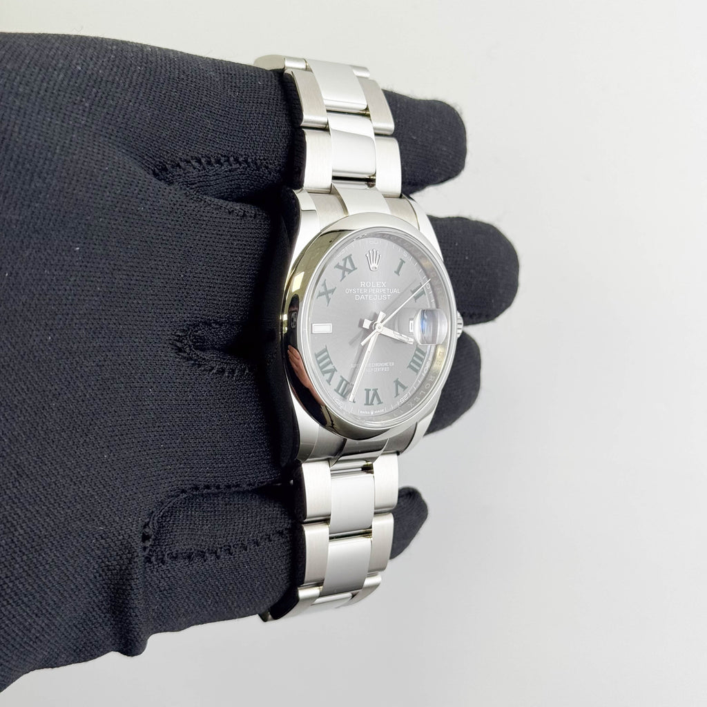Rolex Datejust 36mm Wimbledon Dial Watch Ref# 126200