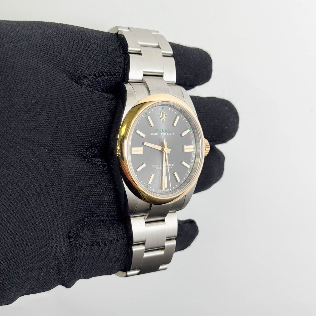 Rolex Oyster Perpetual 41mm Silver Dial Watch Ref# 134303