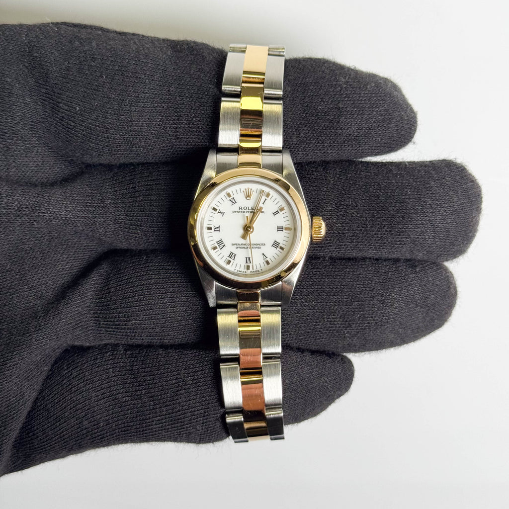 Rolex Datejust 26mm White Dial Watch Ref# 67183