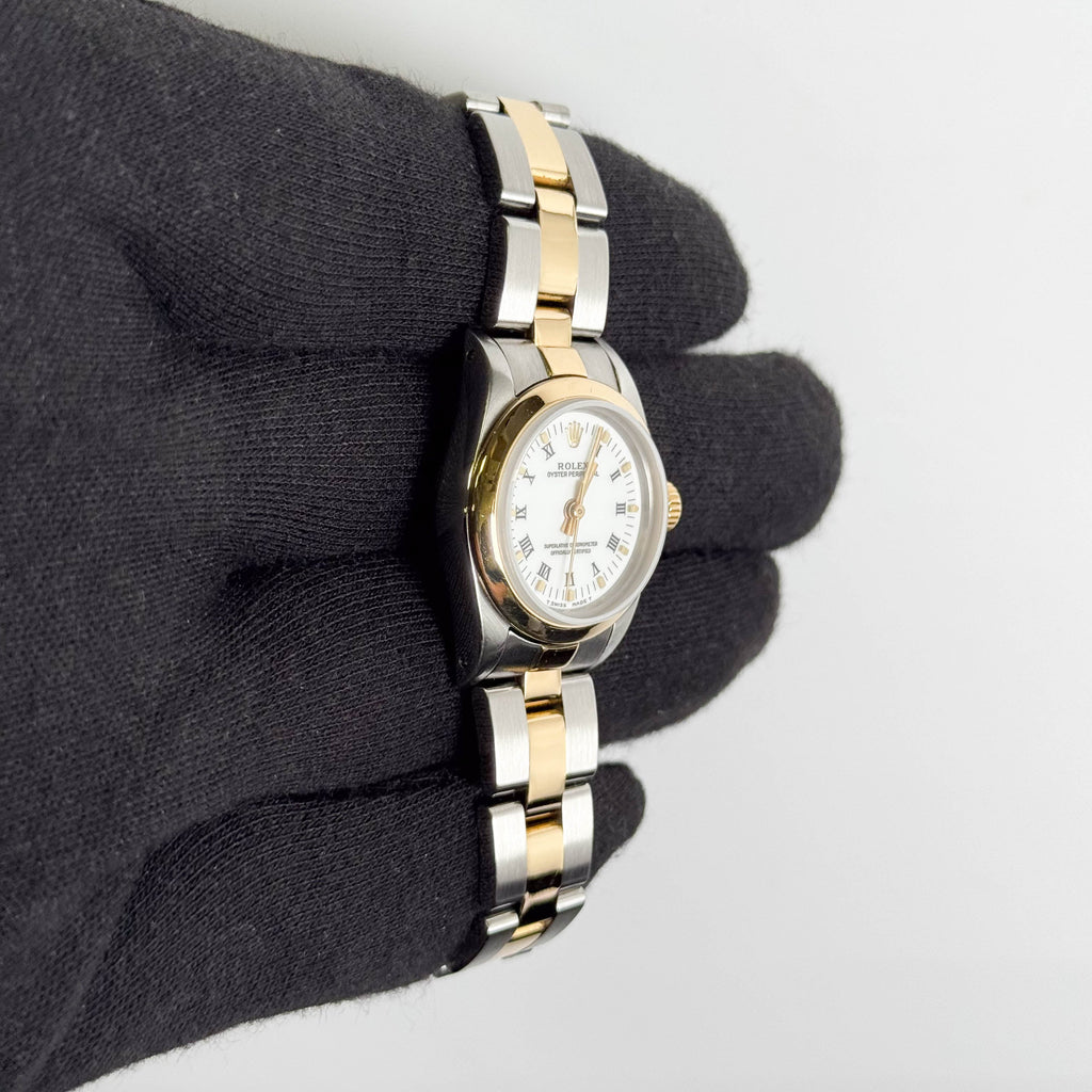 Rolex Datejust 26mm White Dial Watch Ref# 67183