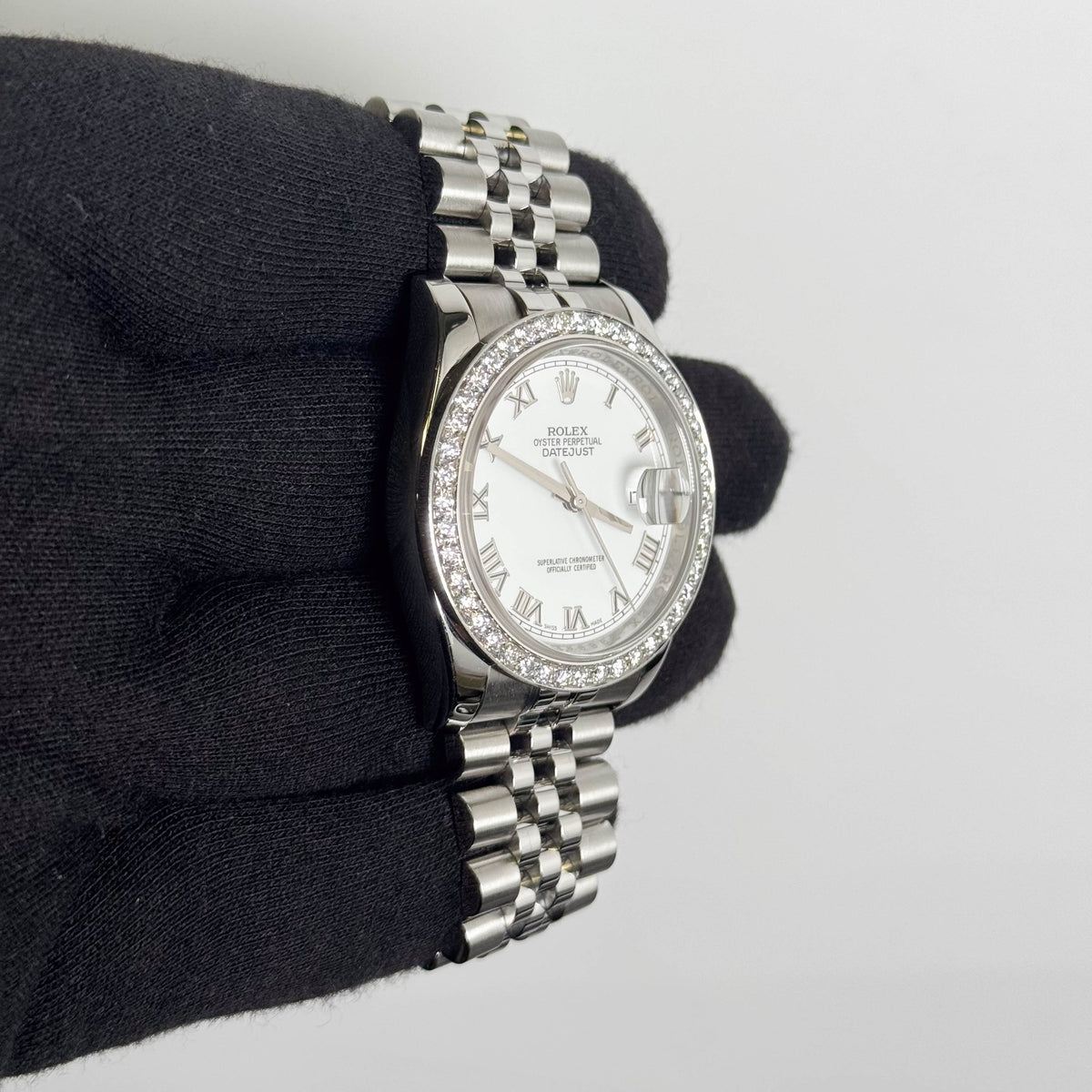 Rolex Datejust 36mm White Dial Watch Ref# 116234