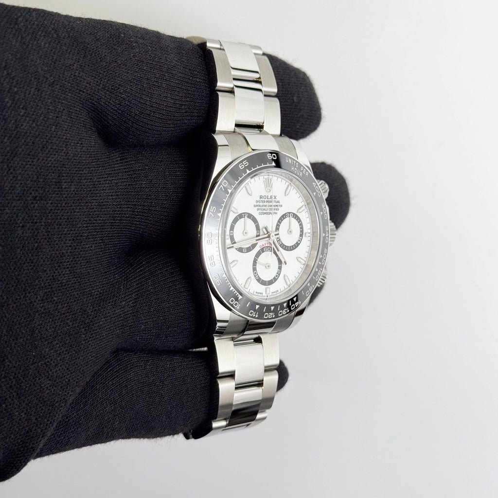 Rolex Daytona 40mm White Dial Watch Ref# 126500LN