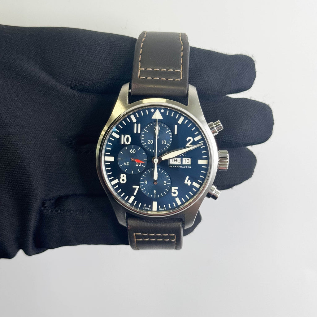IWC Pilot's Le Petit Prince 43mm Blue Dial Watch Ref# IW377714