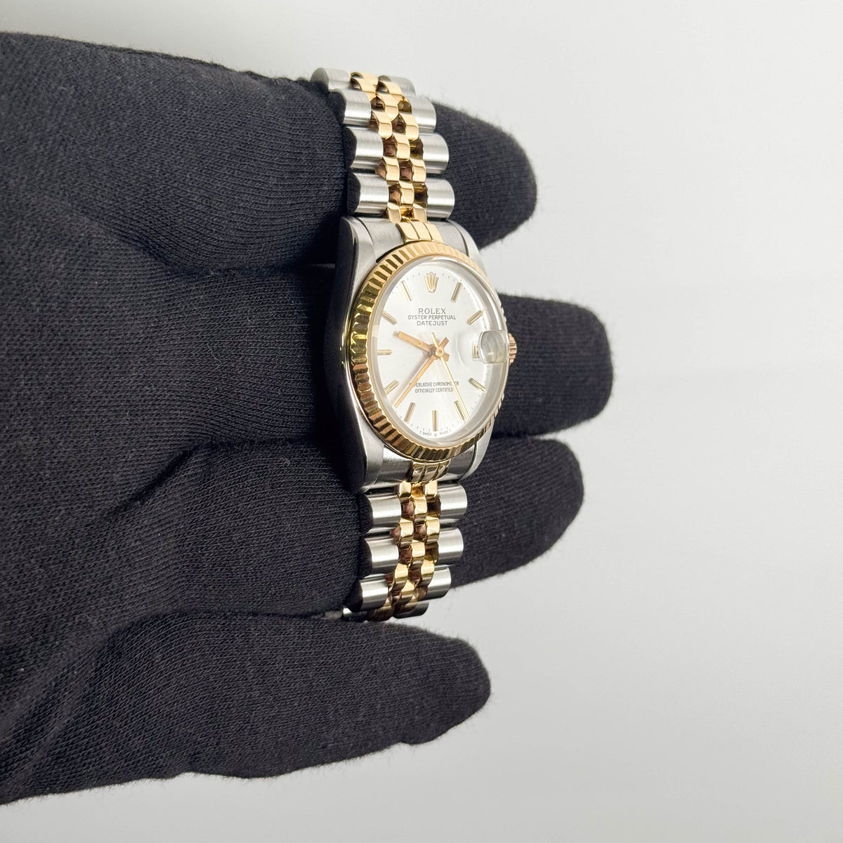 Rolex Datejust 31mm Silver Dial Watch Ref# 68273