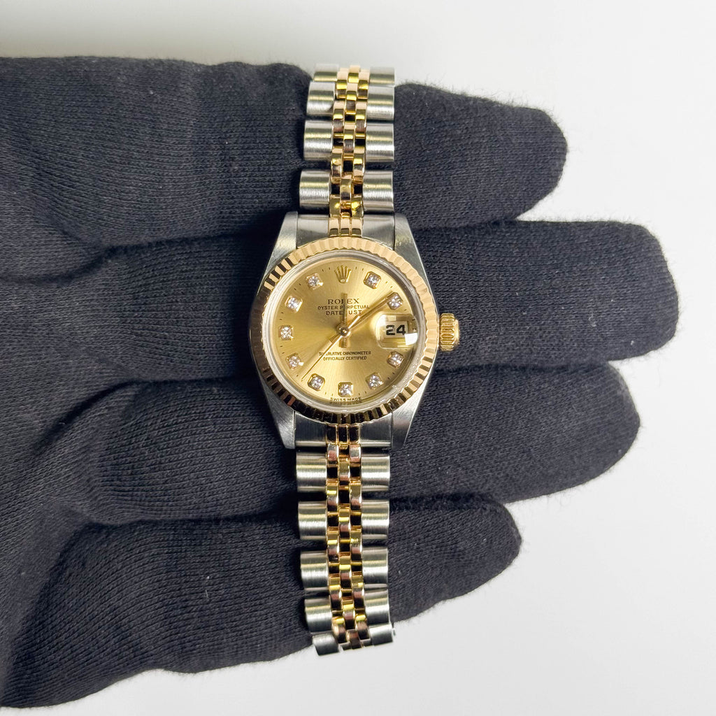 Rolex Datejust 26mm MOP Dial Watch Ref# 69173
