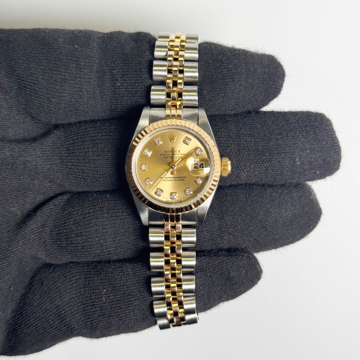 Rolex Datejust 26mm MOP Dial Watch Ref# 69173