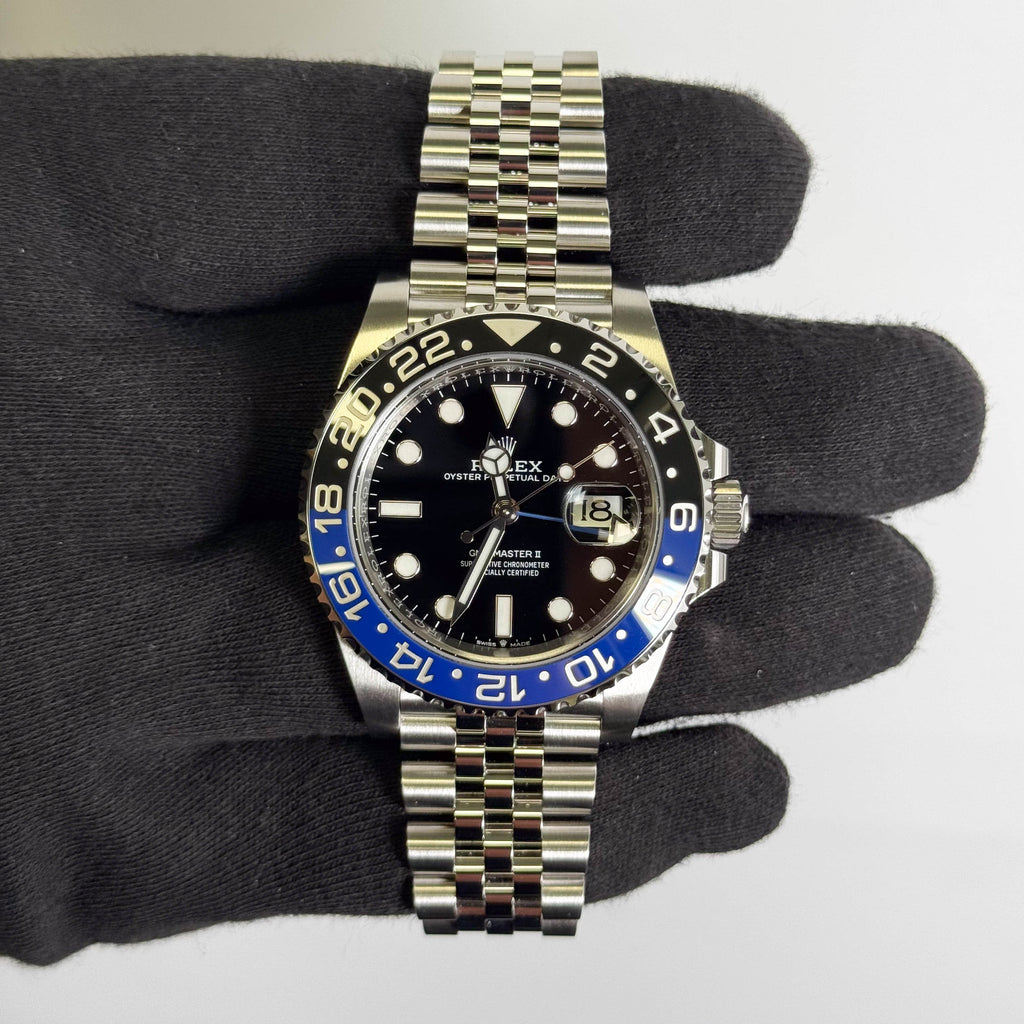 Rolex GMT Master II 40mm Black Dial Watch Ref# 126710BLNR