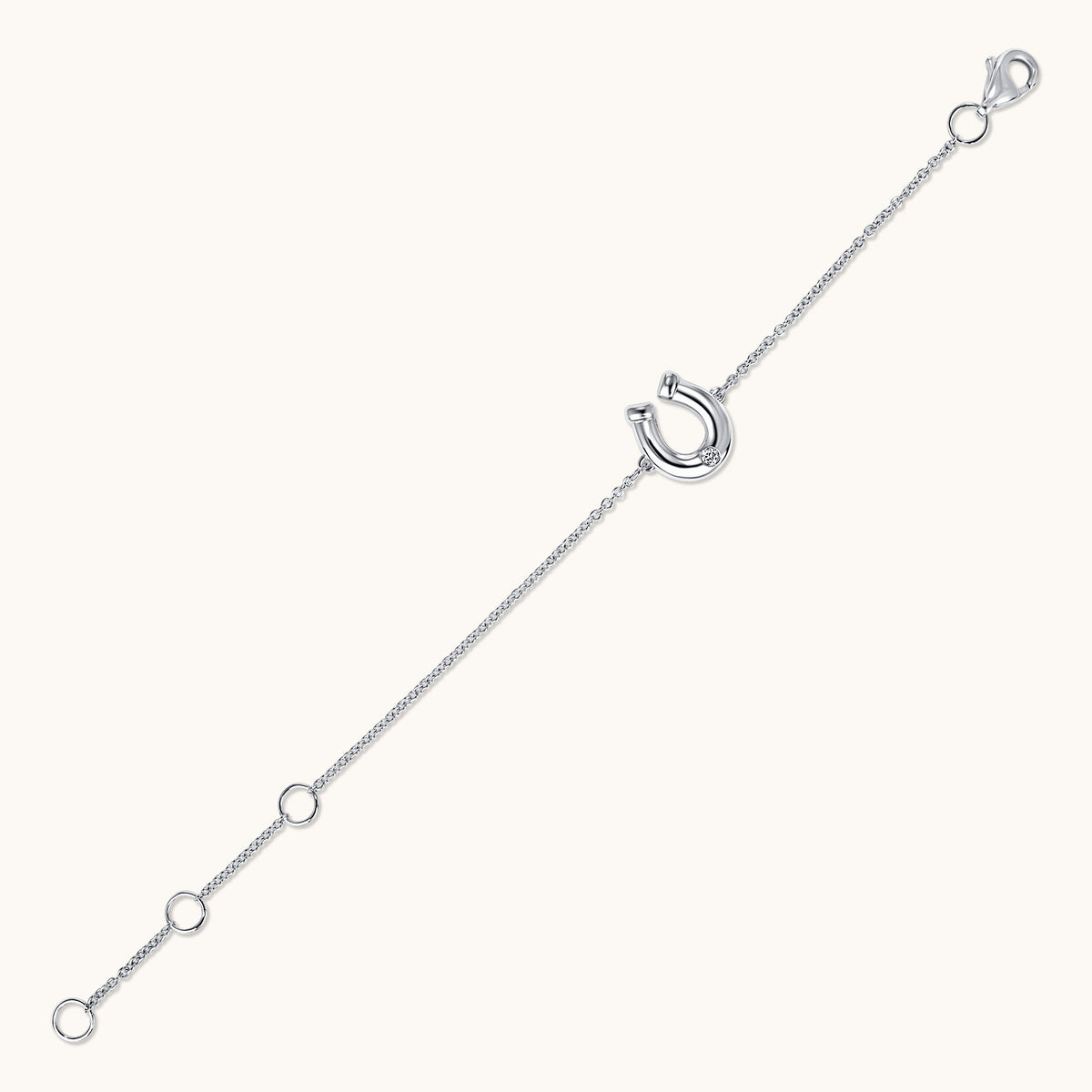 Kid's Diamond Bubble Horseshoe Bracelet