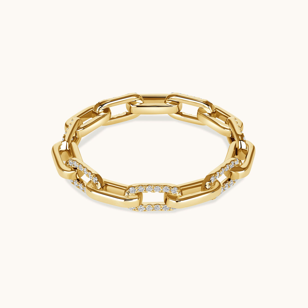 Linked Up Alternating Diamond Eternity Band - Happy Jewelers Fine Jewelry Lifetime Warranty