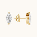 Marquise Lab Diamond Stud Earrings - Happy Jewelers Fine Jewelry Lifetime Warranty