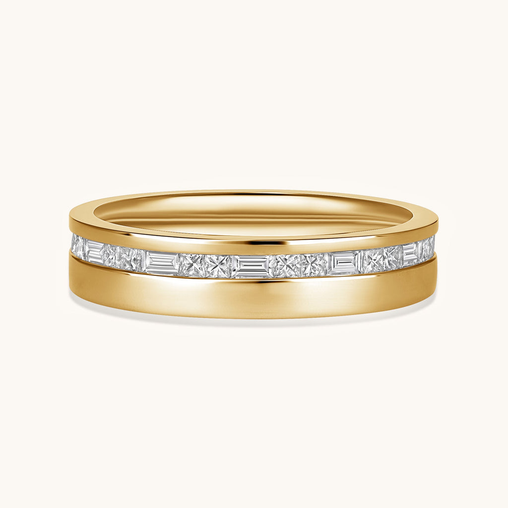 Mixed Diamond Band - Happy Jewelers Fine Jewelry Lifetime Warranty