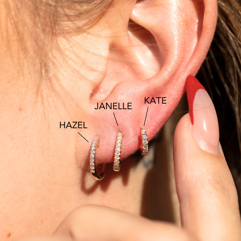 The Hazel Huggie Earrings
