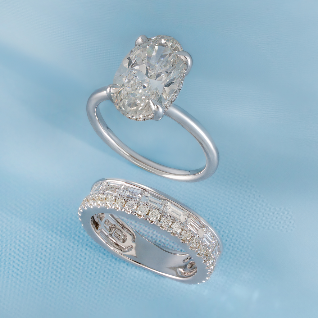 Multi-Row Diamond Band