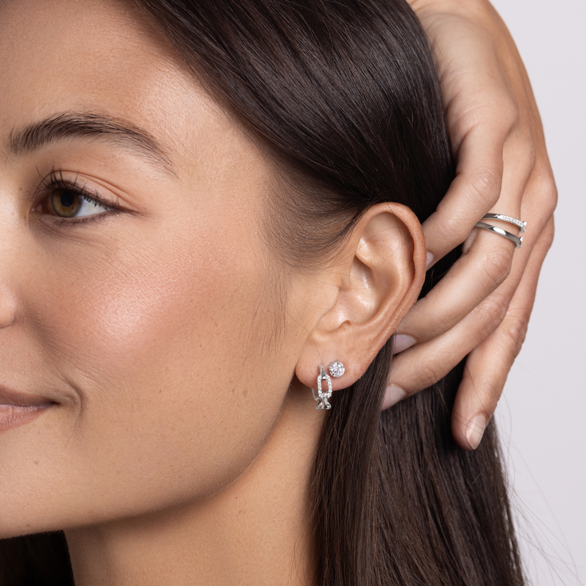 Classic Diamond Stud Earrings