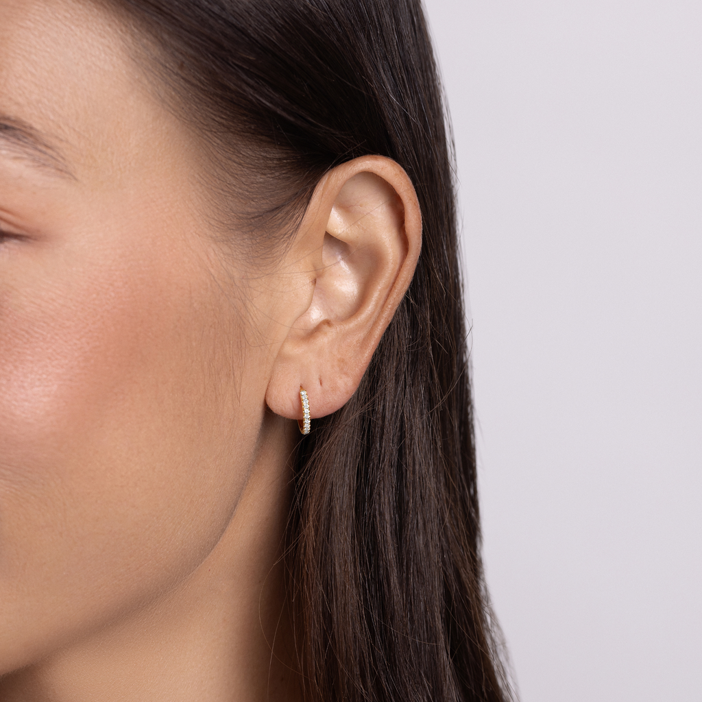 The Hazel Huggie Earrings