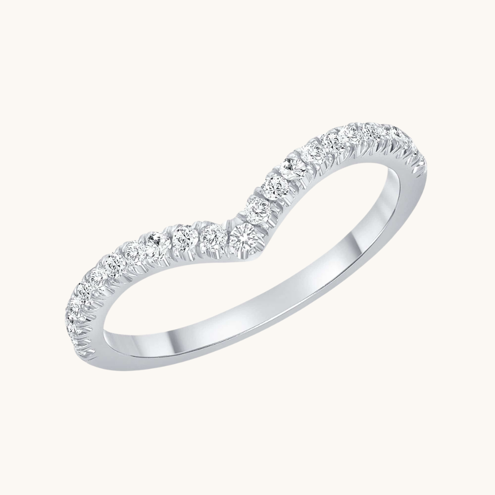 The Vivi Chevron Diamond Band