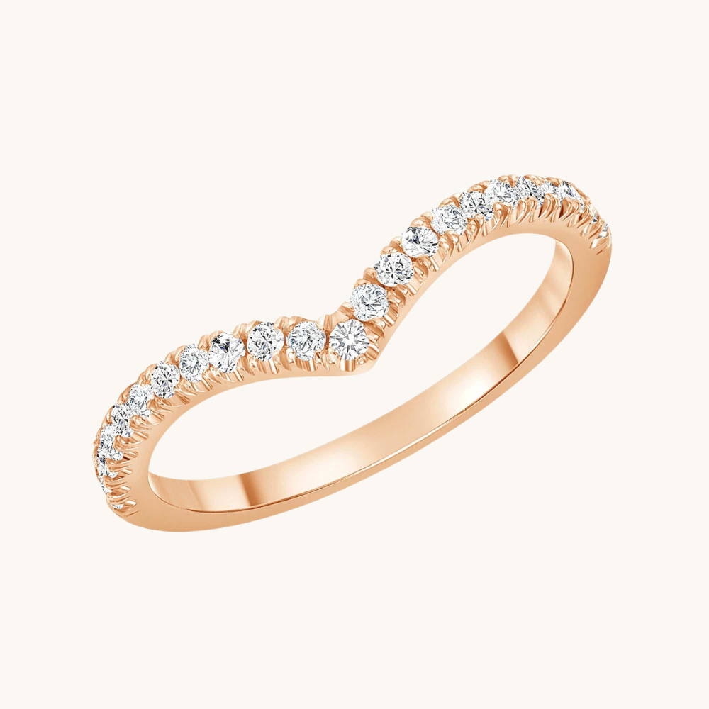 The Vivi Chevron Diamond Band