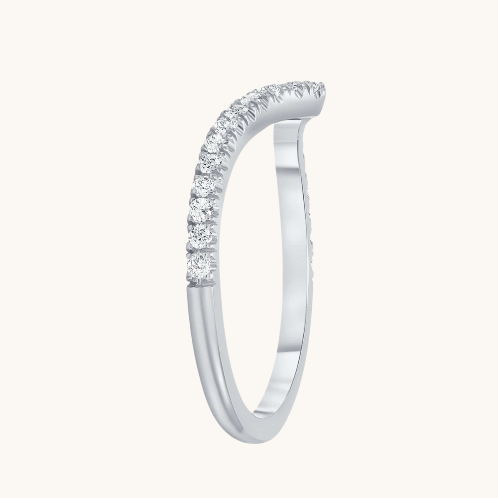 The Vivi Chevron Diamond Band