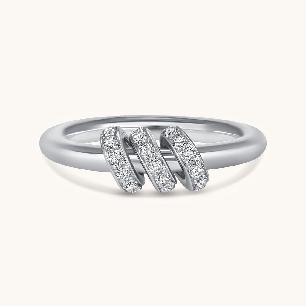 Trinity Diamond Band - Happy Jewelers Fine Jewelry Lifetime Warranty