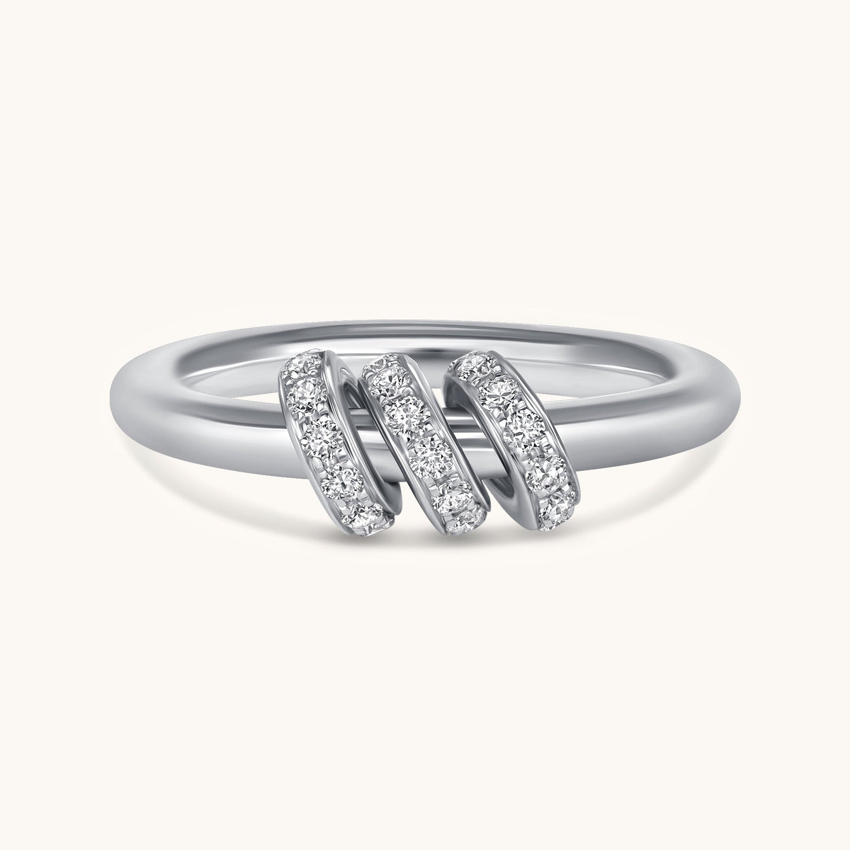 Trinity Diamond Band - Happy Jewelers Fine Jewelry Lifetime Warranty