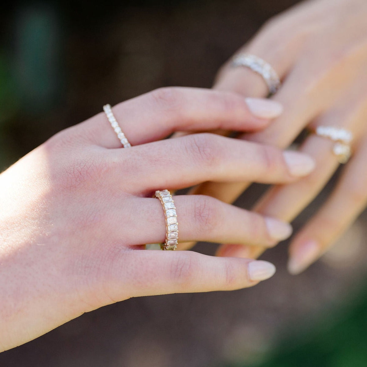 Emerald Eternity Band