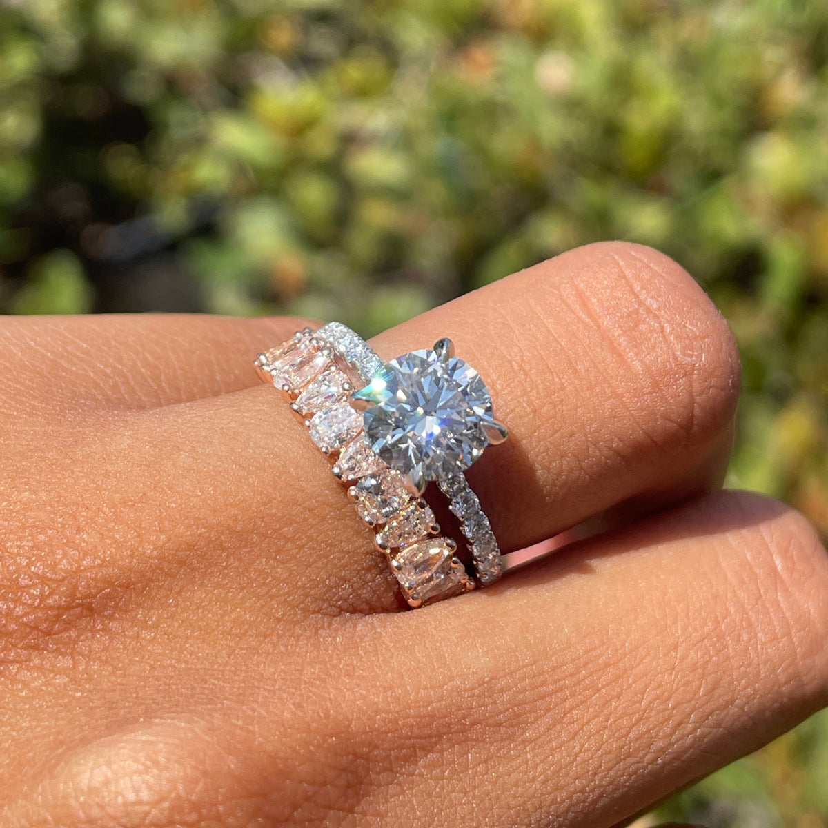 Pear Shape Diamond Eternity Band