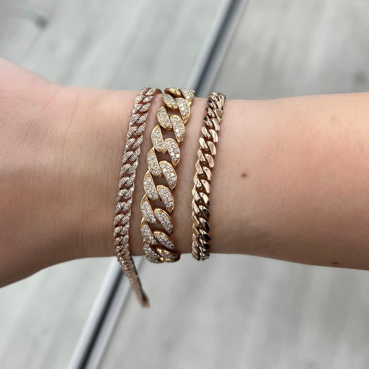 Mini Diamond Cuban Bracelet