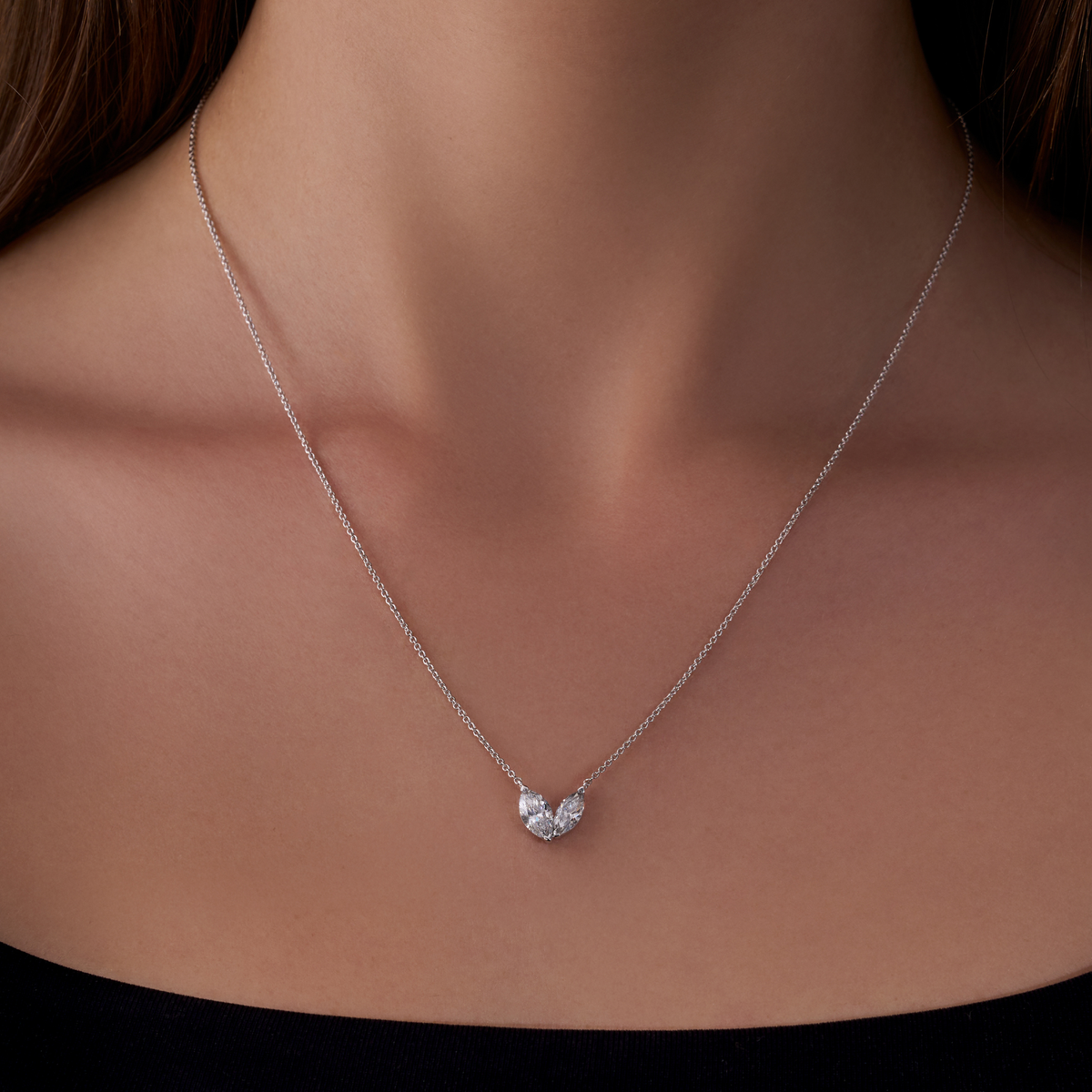 Toi et Moi Diamond Necklace