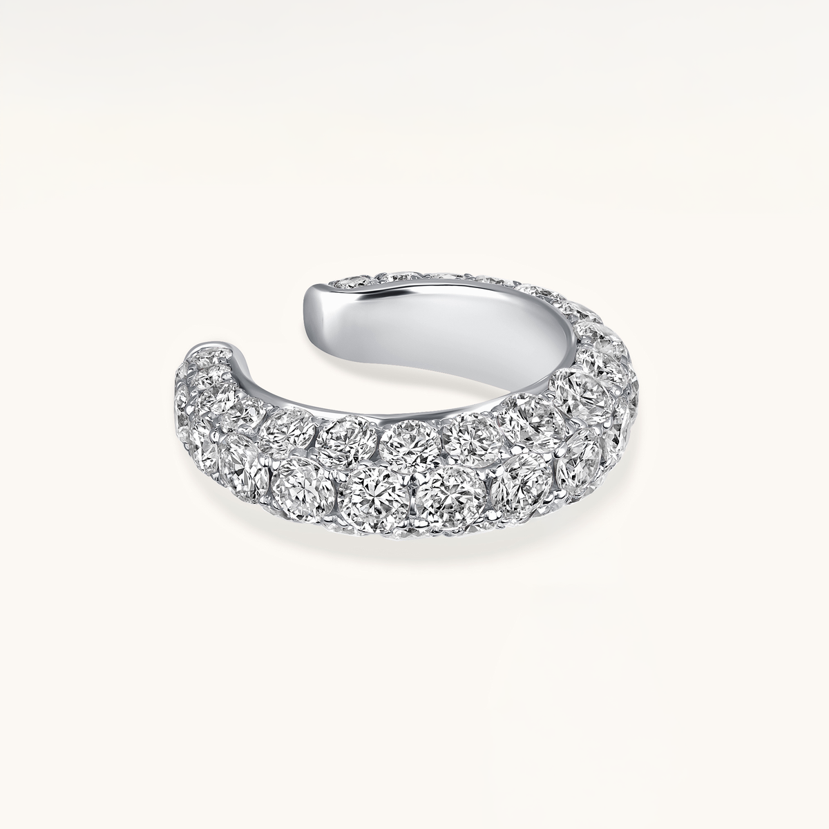 Pave Diamond Ear Cuff - Happy Jewelers Fine Jewelry Lifetime Warranty